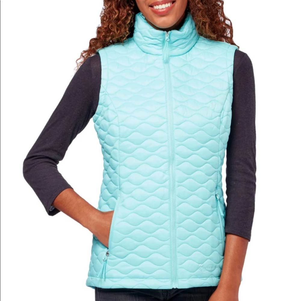 FREE COUNTRY WOMEN'S CHALET QUILTED ACOUA VEST SIZE SMALL